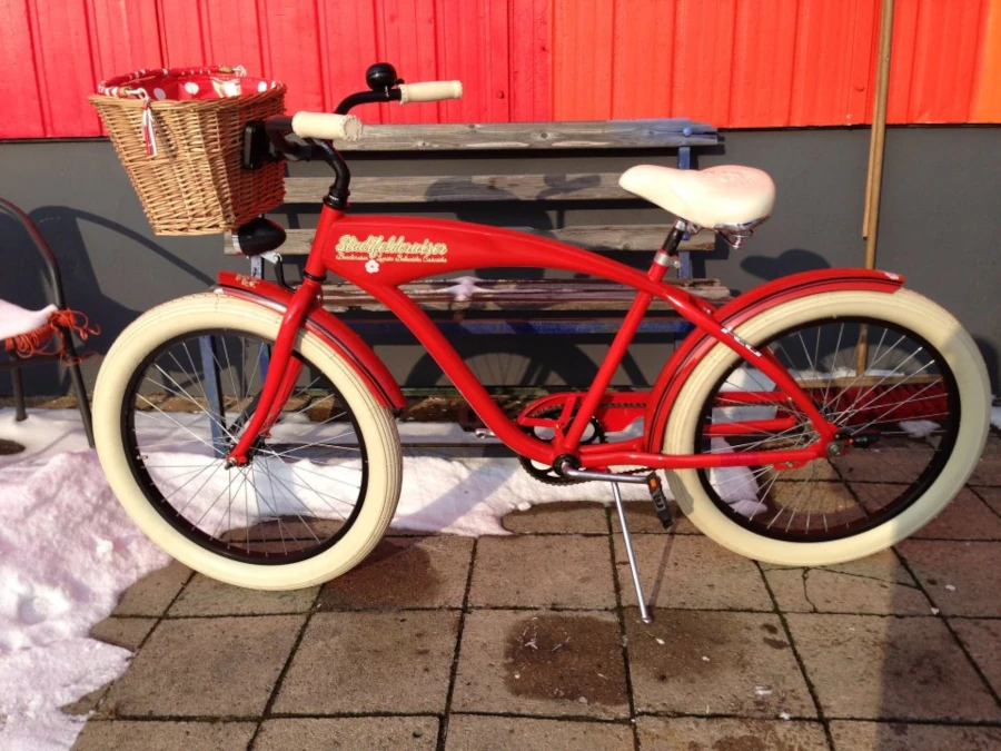 Felt Ladycruiser Wildcherry Creme