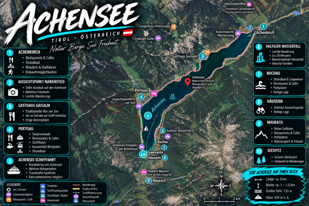 Achensee Map