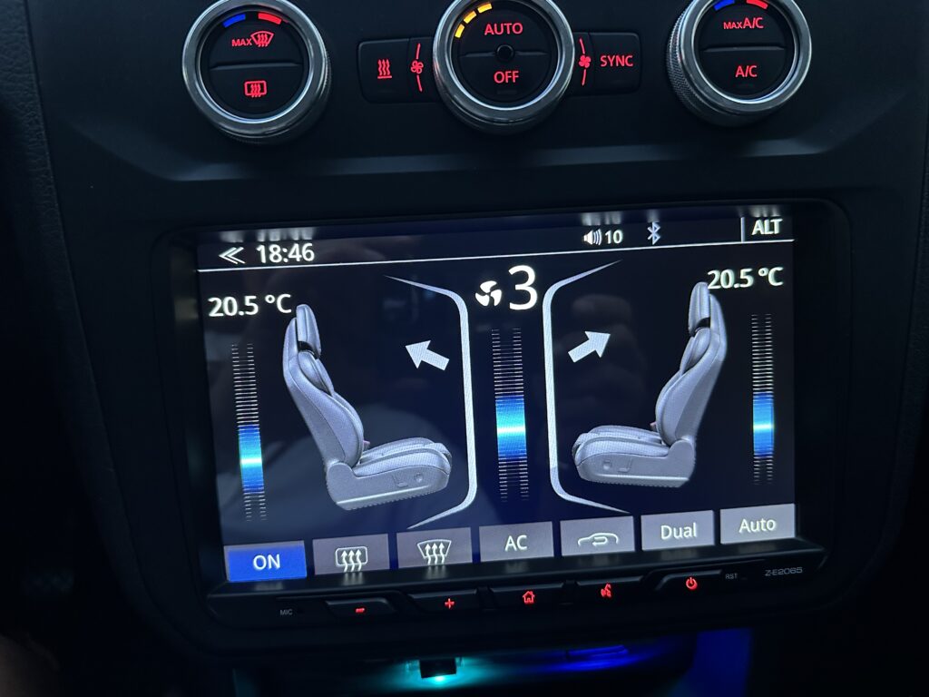 Klima Menü im Zenec Z-E2065